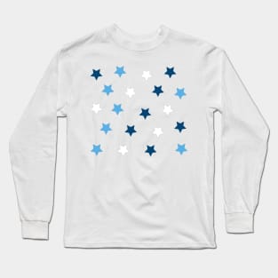 Blue Stars Long Sleeve T-Shirt